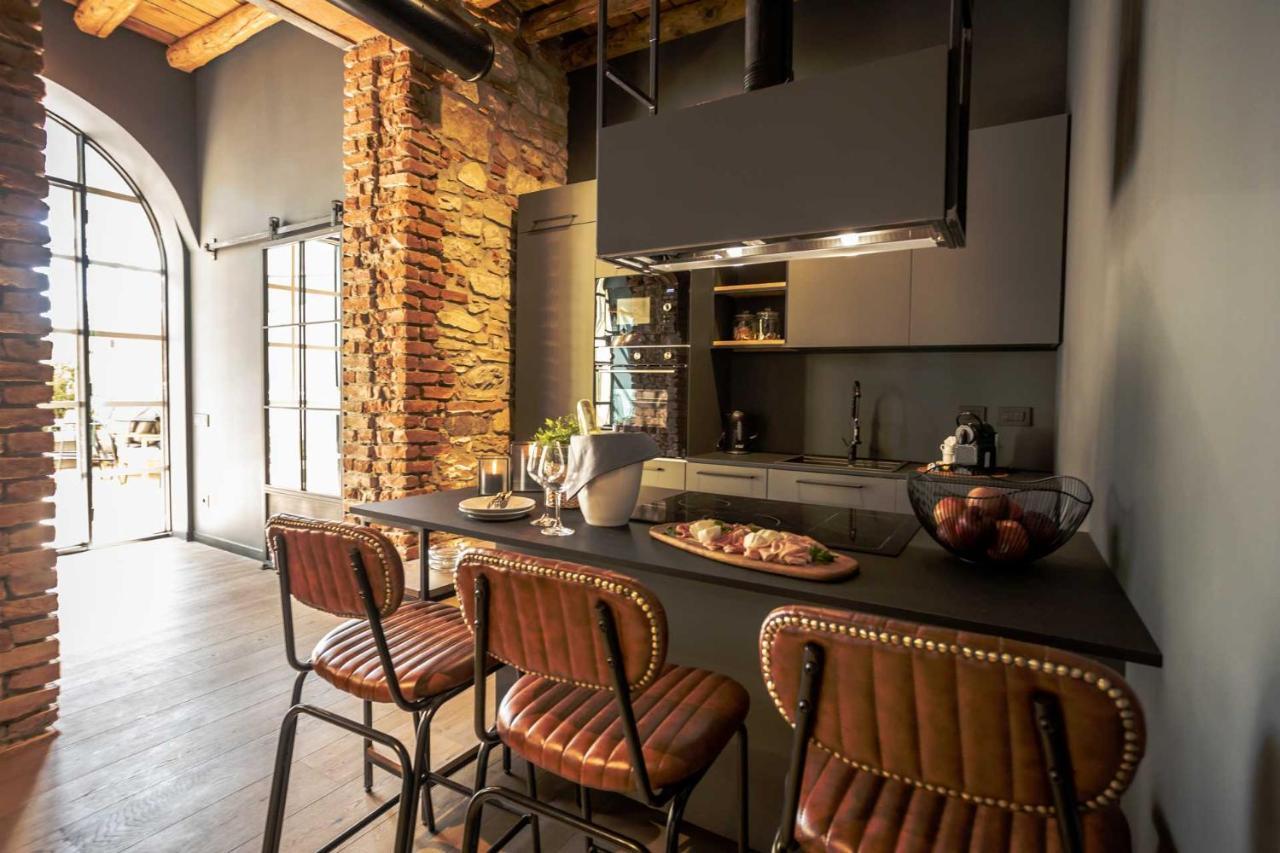 Апартаменти Ar Prestige Penthouse - Tribeca Loft Бергамо Екстер'єр фото